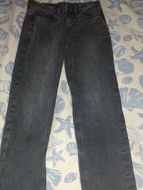American Eagle Outfitters Flare-Leg Jeans in Dark Denim US 4